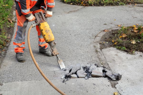Concrete Sidewalk Removal in Claremore