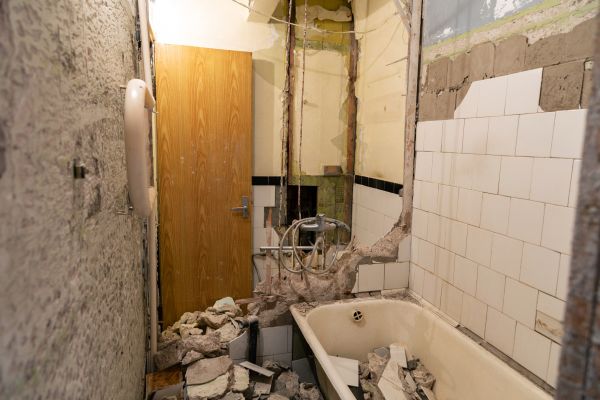 Shower Tile Demolition in Claremore